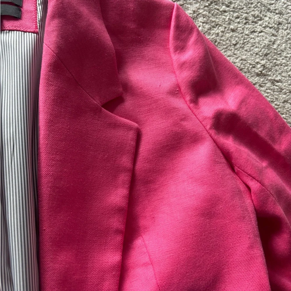 J. Crew Vibrant Pink Blazer Parke - Picture 3 of 5